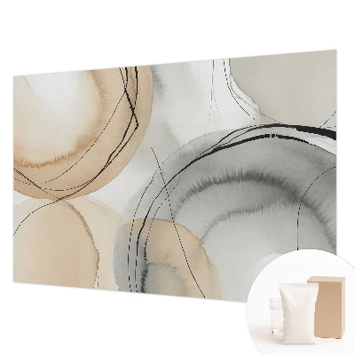 Premium fotobehang in een geometrisch harmonieus ontwerp