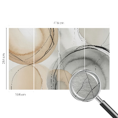 Premium fotobehang Geometrische harmonie