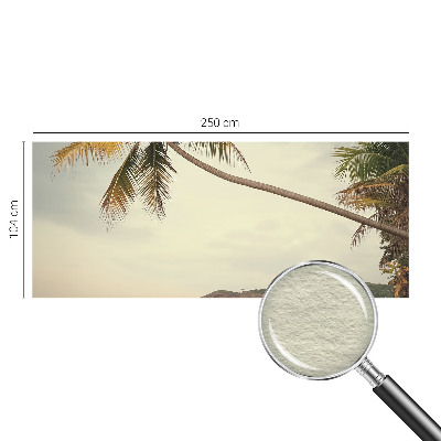 Sfeervol fotobehang met een tropisch landschap