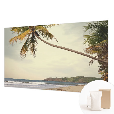 Sfeervol fotobehang met een tropisch landschap