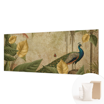 Uniek fotobehang met een print van een exotische vogel