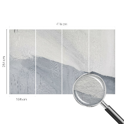 Groot fotobehang met subtiele texturen