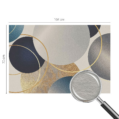 Vlies fotobehang Creatieve kringen