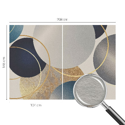 Vlies fotobehang Creatieve kringen