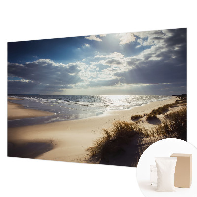 Fotobehang vliesbehang met het motief 'Stralende Kust' voor wanddecoratie
