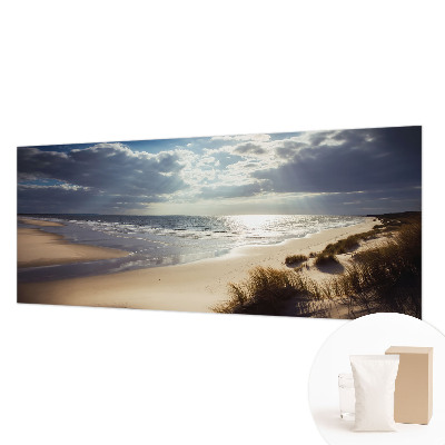 Fotobehang vliesbehang met het motief 'Stralende Kust' voor wanddecoratie