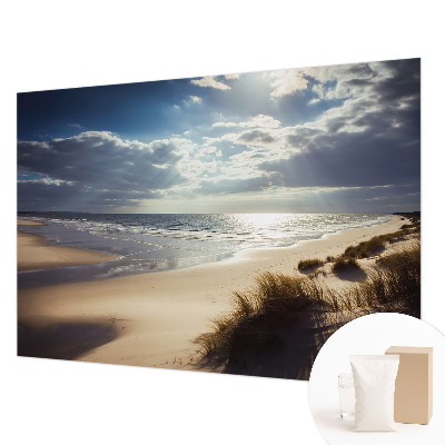 Fotobehang vliesbehang met het motief 'Stralende Kust' voor wanddecoratie