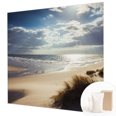 Fotobehang vliesbehang met het motief 'Stralende Kust' voor wanddecoratie