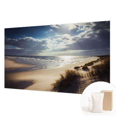 Fotobehang vliesbehang met het motief 'Stralende Kust' voor wanddecoratie