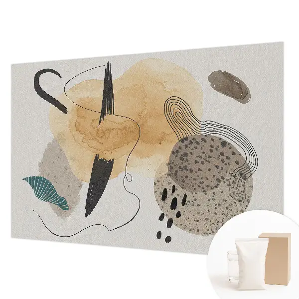 Fotobehang vlies met een abstracte compositie
