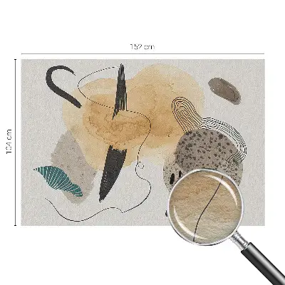 Fotobehang vlies met een abstracte compositie