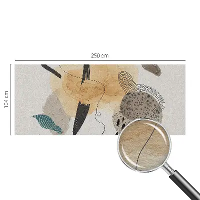 Fotobehang vlies met een abstracte compositie