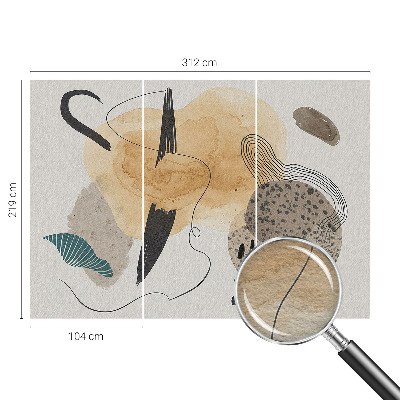 Fotobehang vlies Abstracte compositie