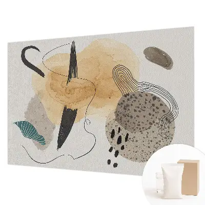 Fotobehang vlies met een abstracte compositie