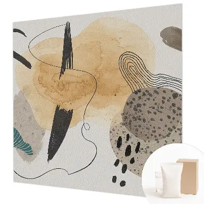 Fotobehang vlies met een abstracte compositie