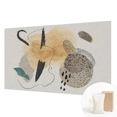 Fotobehang vlies met een abstracte compositie