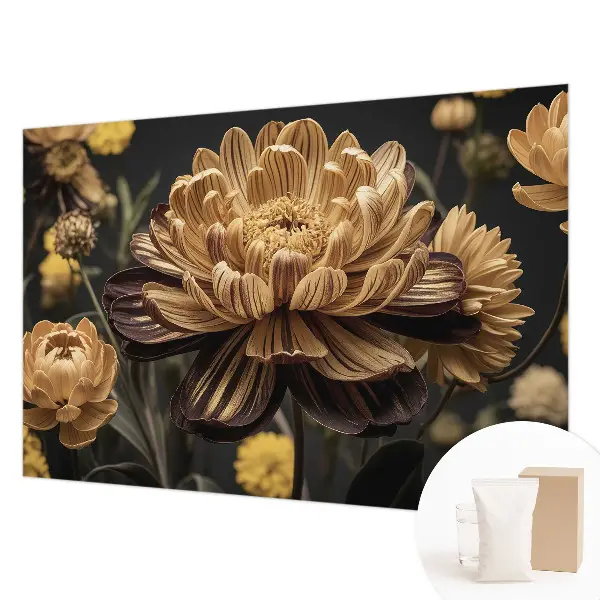 Fotobehang met een bloemig elegant ontwerp