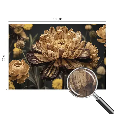 Fotobehang met een bloemig elegant ontwerp