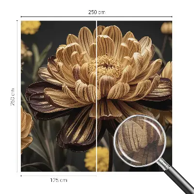 Fotobehang met een bloemig elegant ontwerp