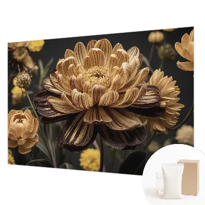Fotobehang met een bloemig elegant ontwerp