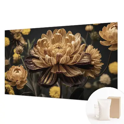 Fotobehang met een bloemig elegant ontwerp