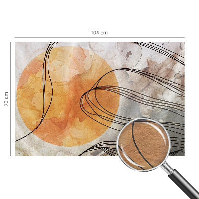 Sfeervol fotobehang Harmonieuze abstractie