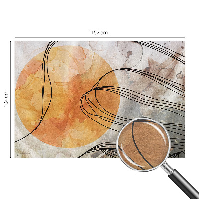 Sfeervol fotobehang Harmonieuze abstractie