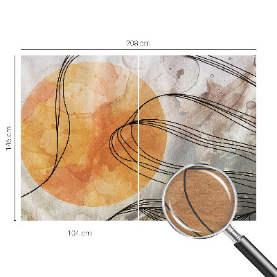 Sfeervol fotobehang Harmonieuze abstractie