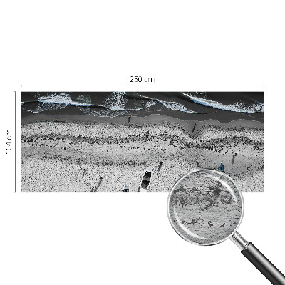 Muur behang Rust aan het strand