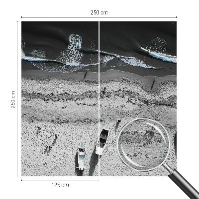 Muur behang Rust aan het strand