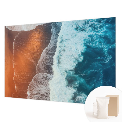 Behang met print met het motief 'Mariene symbiose'