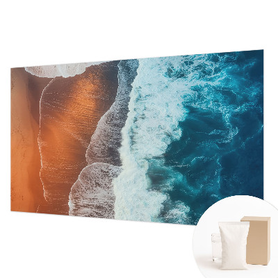 Behang met print met het motief 'Mariene symbiose'