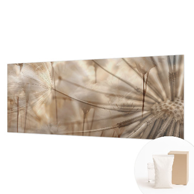 Fotobehang op maat Subtiele paardenbloemen