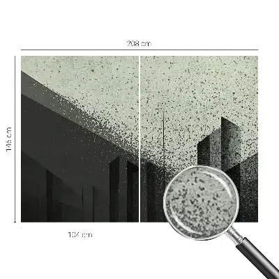 Foto behang op maat met het motief 'Stadsgeometrie'