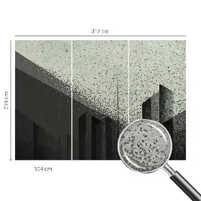 Foto behang op maat met het motief 'Stadsgeometrie'