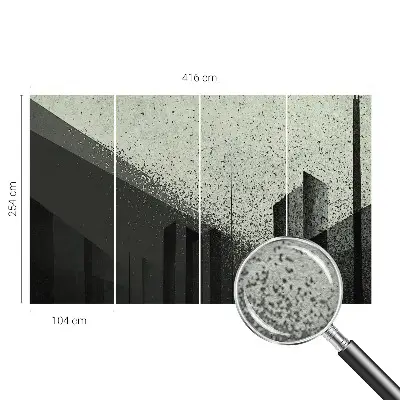 Foto behang op maat met het motief 'Stadsgeometrie'