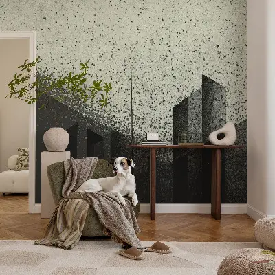 Foto behang op maat met het motief 'Stadsgeometrie'