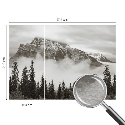 Fotobehang naadloos Berglandschap