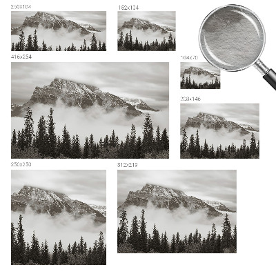 Fotobehang naadloos Berglandschap