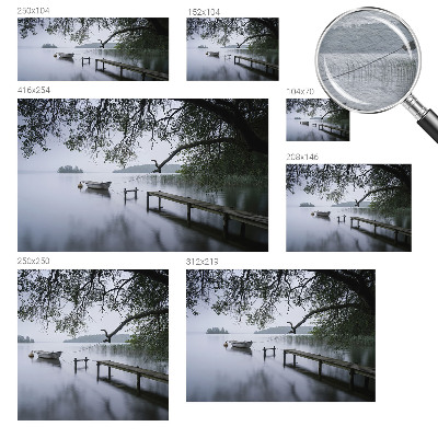 Fotobehang woonkamer Een kalm meer