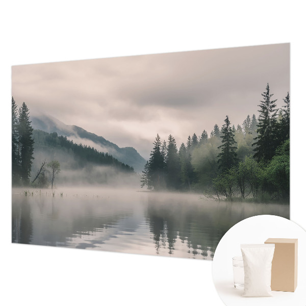 Fotobehang voor slaapkamer met een atmosfeer van een meer