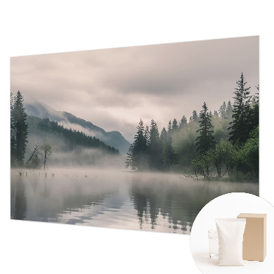 Fotobehang voor slaapkamer met een atmosfeer van een meer