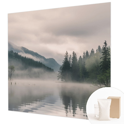 Fotobehang voor slaapkamer met een atmosfeer van een meer