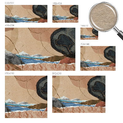 Luxe fotobehang Abstract landschap