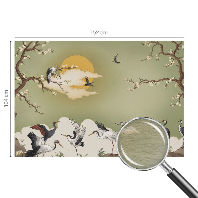 Premium fotobehang met een elegante natuurrijke print