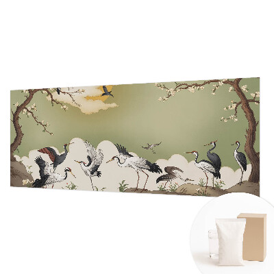 Premium fotobehang met een elegante natuurrijke print