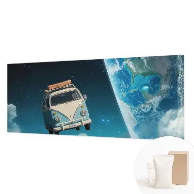 Sfeervol fotobehang met een motief van ruimtevaart