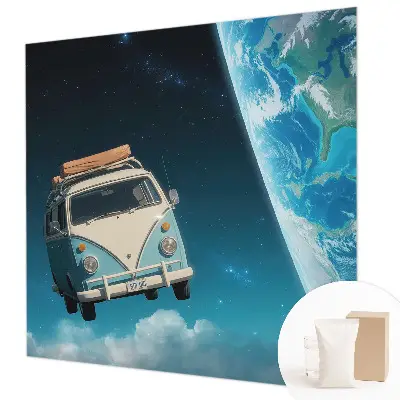 Sfeervol fotobehang met een motief van ruimtevaart