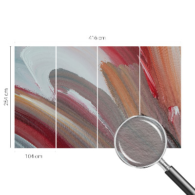 Uniek fotobehang Schilderachtige uitdrukking