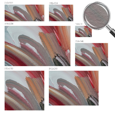 Uniek fotobehang Schilderachtige uitdrukking